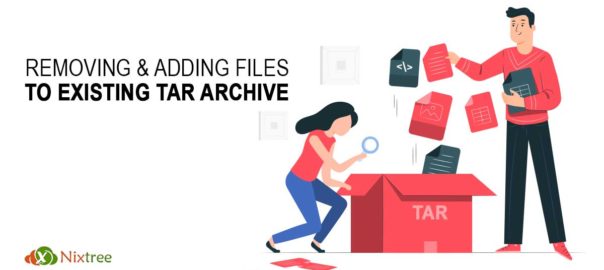 Removing and adding files to existing tar archive - NixTree